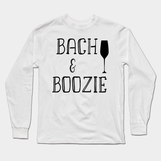 Bachelorette Party Squad - Bach Boozy Boozie Bride & Boujee Long Sleeve T-Shirt by WassilArt